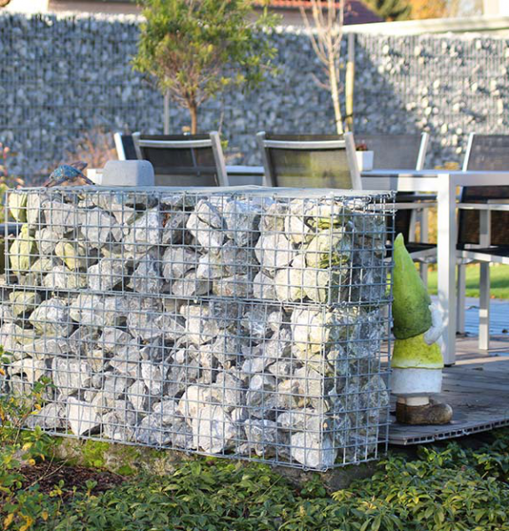 Mur En Pierre Grillage Gabion Triangle Mur En Pierre Grillage
