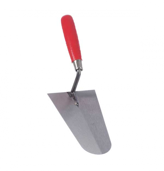 Truelle De Maçon HOGARD à Bout Carré En Acier Inoxydable Premium - Poignée Souple Ergonomique - Fabriquée En UE - 140 Mm
