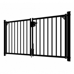 Portail de jardin barreaudé, portail 4m et 3m - portail Bardo