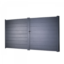 Portail Aluminium Dakota H 1m78 - P 3m50