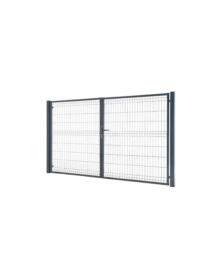 Portail grillagé 2 vantaux