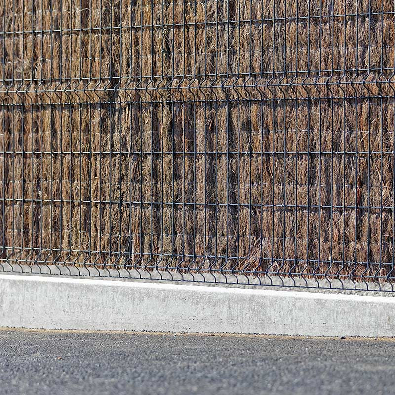 Plaque béton pour clôture rigide