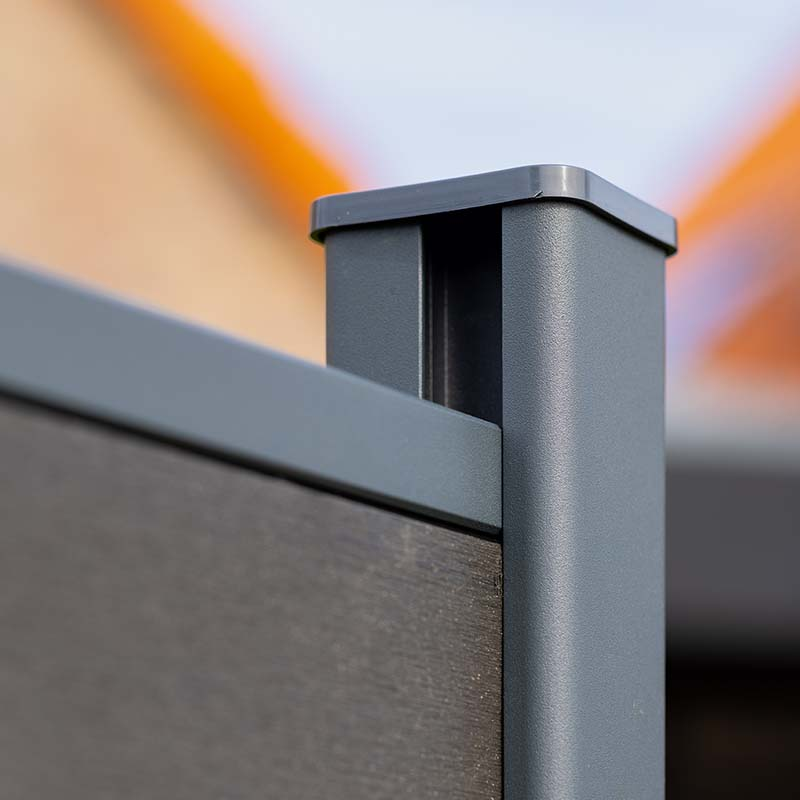 lisse haute cloture composite poteau cost