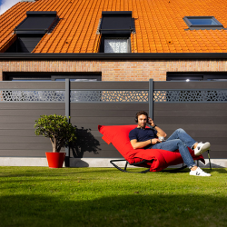 Epure - Lame aluminium - Décor pour clôture composite