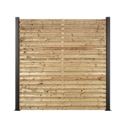 panneau bois clôture