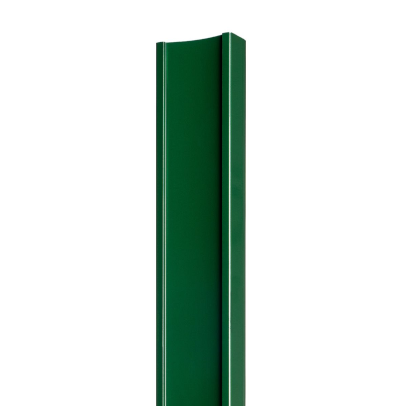 poteau angle grillage rigide vert