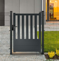Clôture aluminium Platane - Côté portail - Portails, clôtures et  garde-corps aluminium