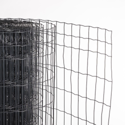grillage soudé maille 100 x 50 mm gris