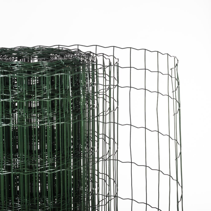 grillage soudé maille 100 x 50 mm Vert