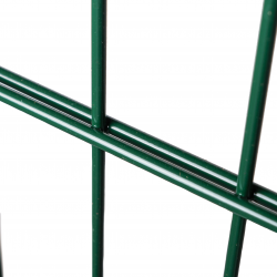 Double fil vert maille