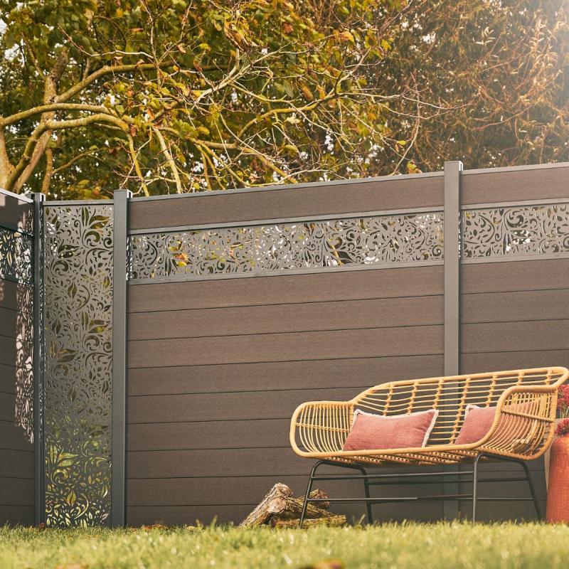 lame cloture decorative fleur