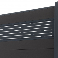 lame décorative azur alu