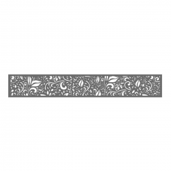 cloture decorative horizontal gris quartz