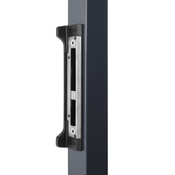 portillon panneau rigide gris