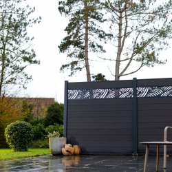 clôture composite lame deco