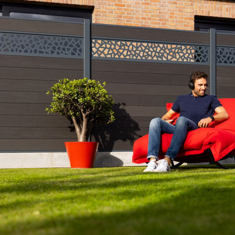 plaque béton clôture composite axel lame déco