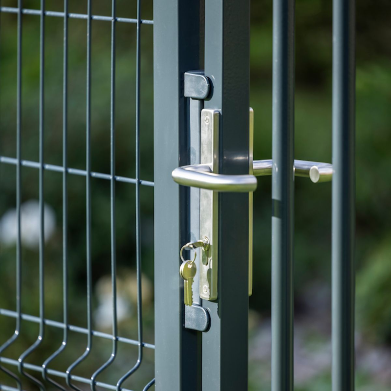 portillon Style barreaudé gris