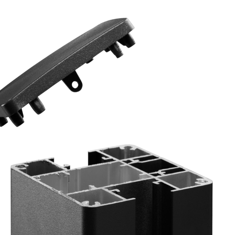 chapeau aluminium pour poteau ELYTE