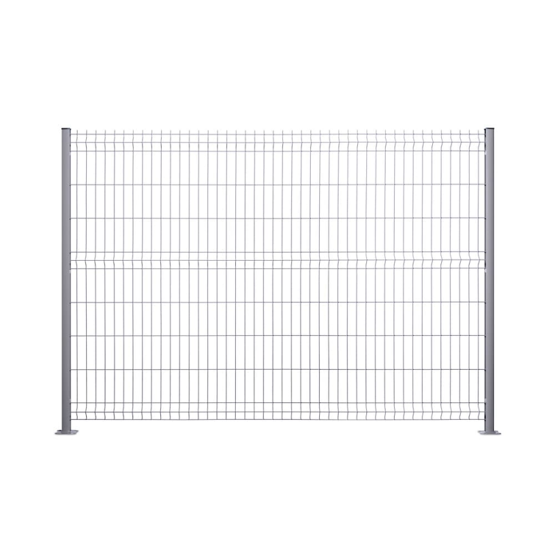 cloture grillage rigide pro gris quartz