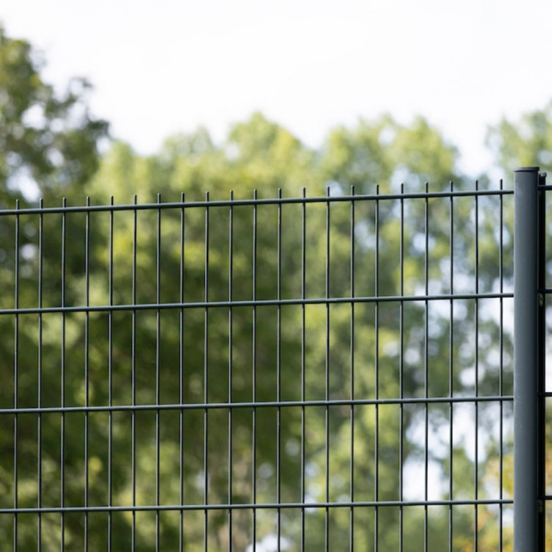 grillage double fil gris