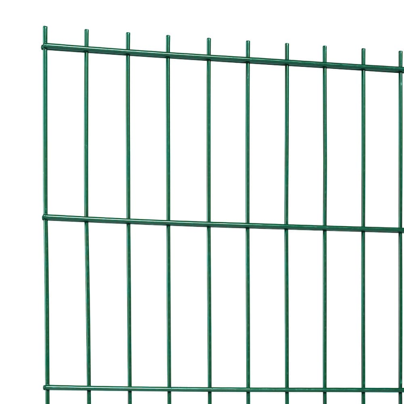 panneau clôture double fil vert