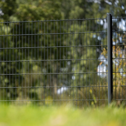 grillage double fil gris cloture panneau