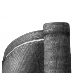 brise vue toile rouleau gris