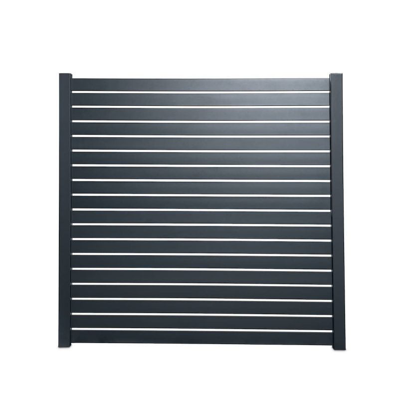 cloture aluminium ajouree anthracite