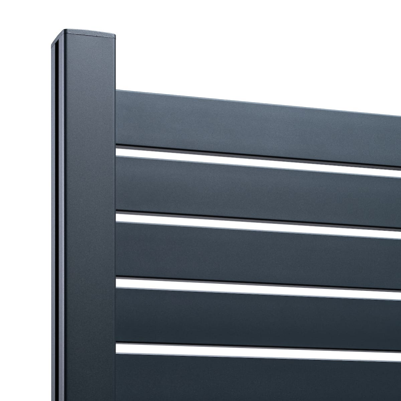 cloture ajouree aluminium anthracite