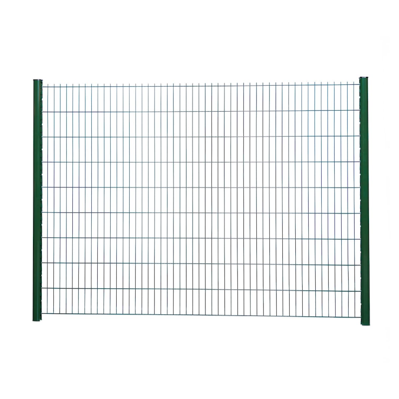 cloture panneau double fil vert