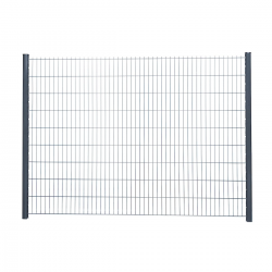 cloture panneau double gris anthracite