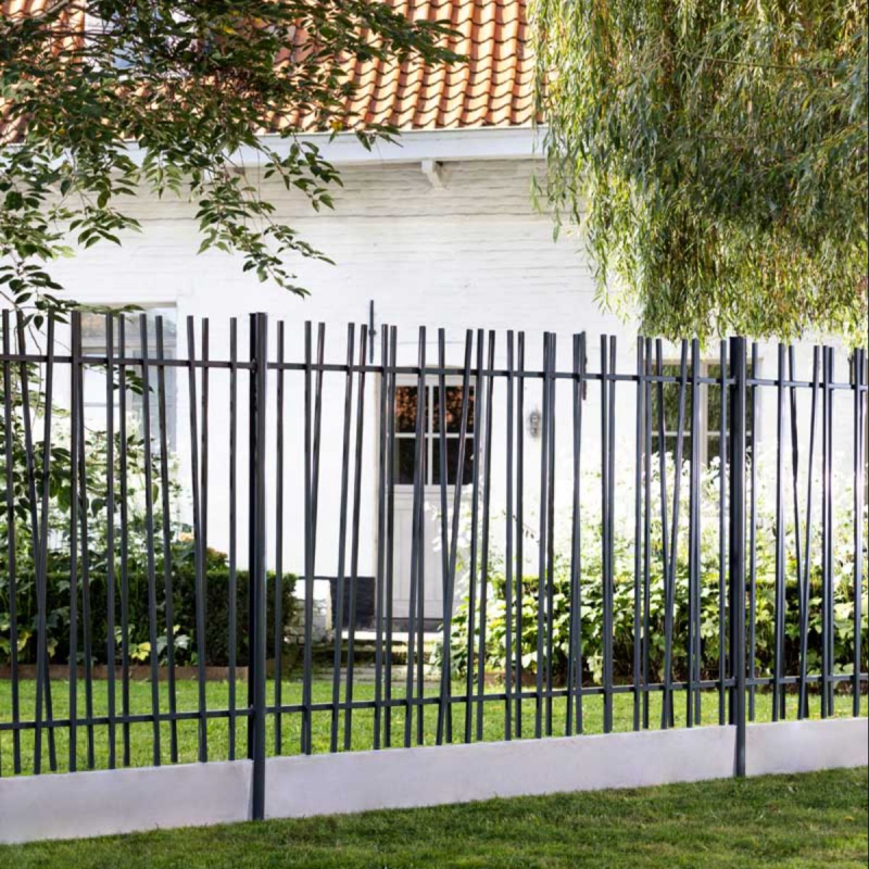 cloture copenhague noir barreau carre