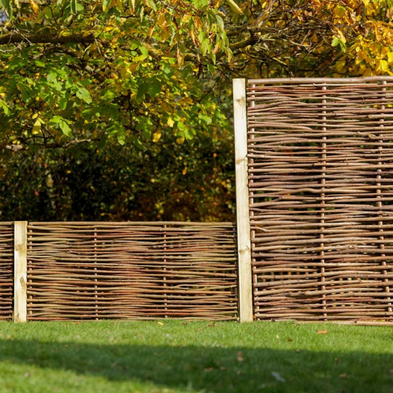 panneau noisetier tresse