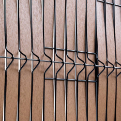 lattes a tresser en composite universal brun