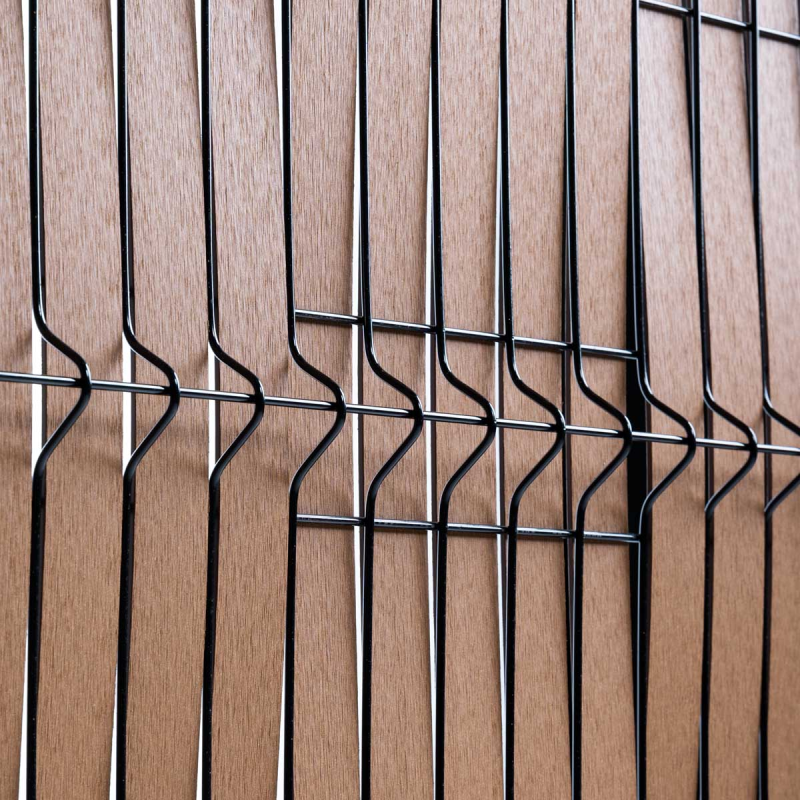 lattes a tresser en composite universal brun