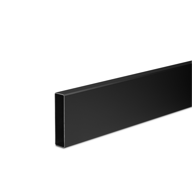 lame ajouree aluminium noir 8cm
