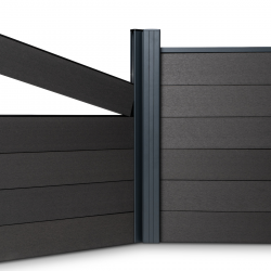 cloture composite batee angle