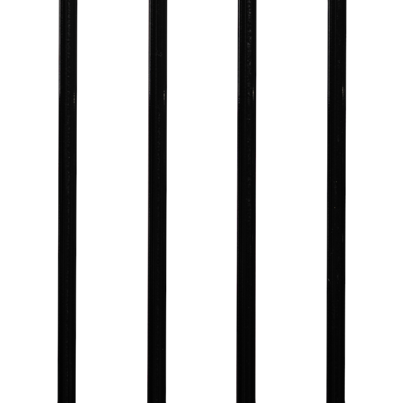 porte barreaudee noir