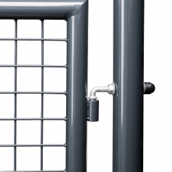 portillon grillage gris