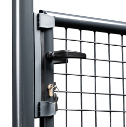 porte de jardin gris anthracite