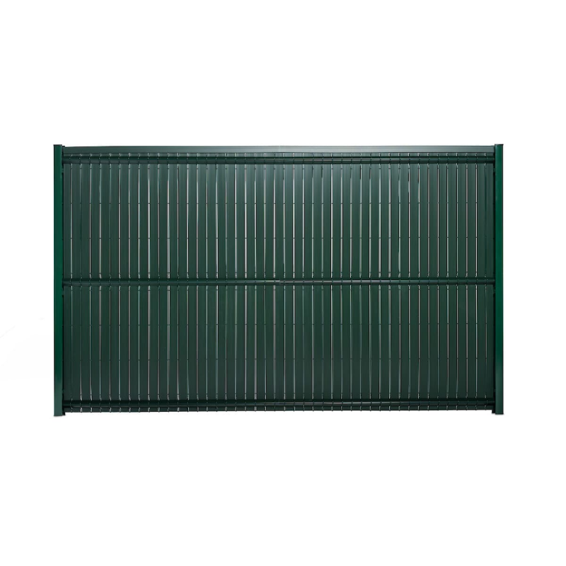kit occultant cloture lattes pvc vert