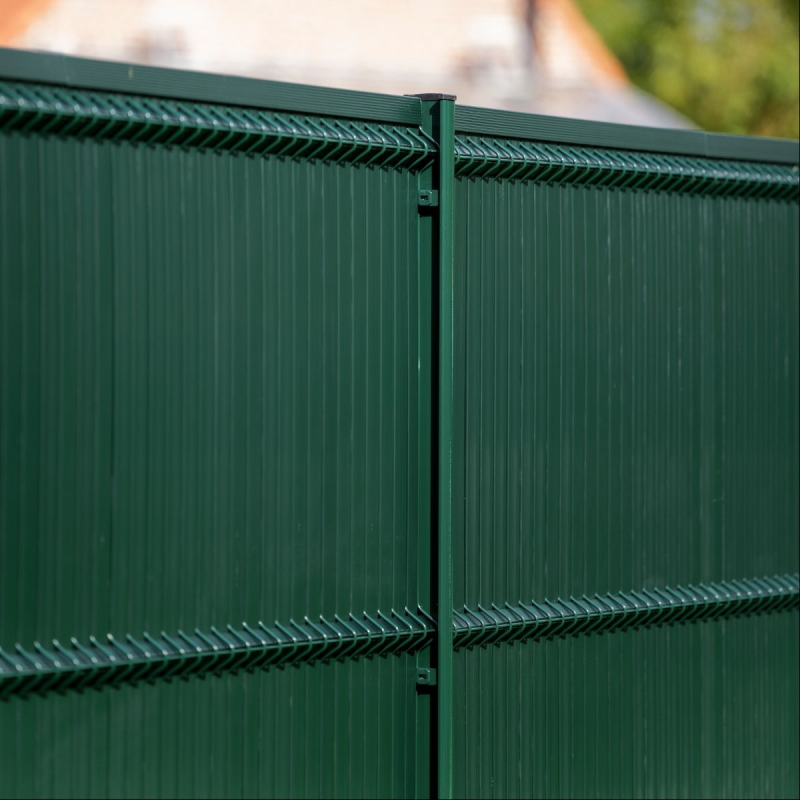 cloture occultant lamelles pvc vert