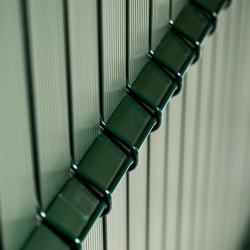 kit occultation cloture lattes pvc vert