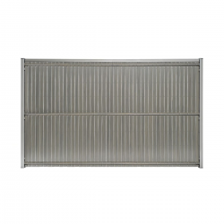 kit occultant cloture lattes pvc gris quartz