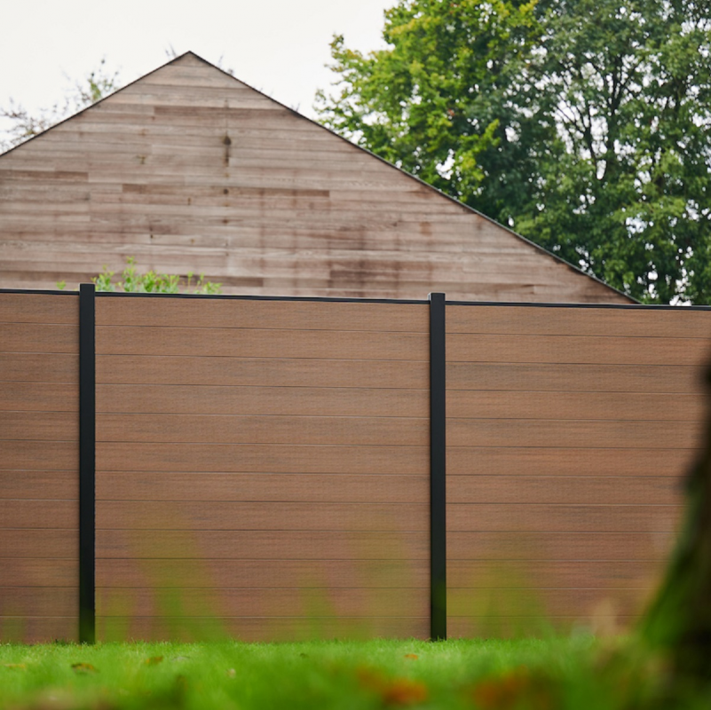 cloture pleine chene composite