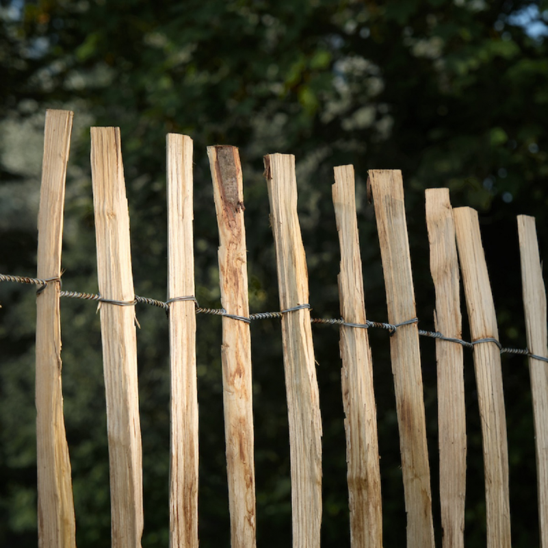 ganivelle châtaignier bois cloture