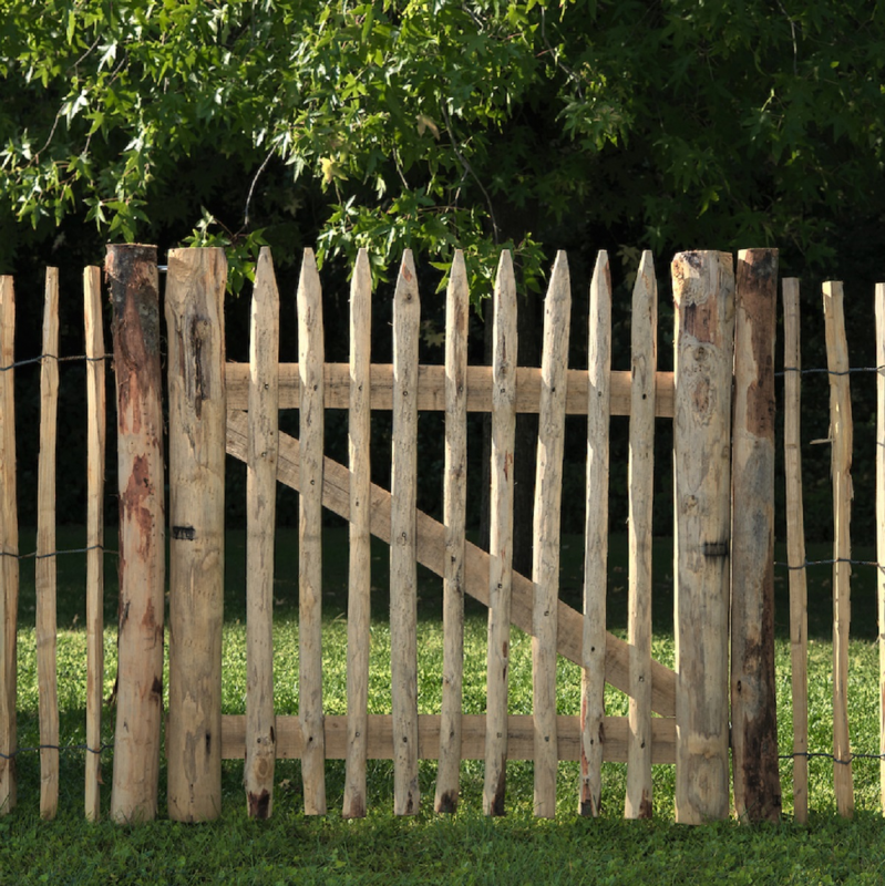 porte jardin bois fermeture