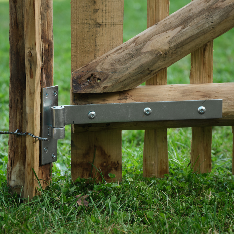 portail bois cloture chataigner