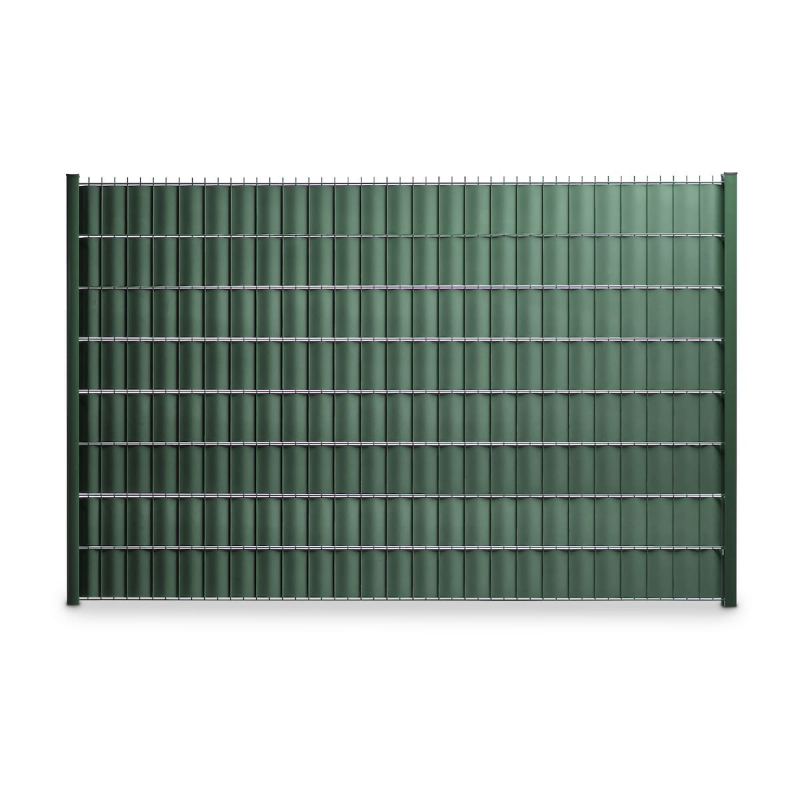 occultant pvc panneau double fil vert