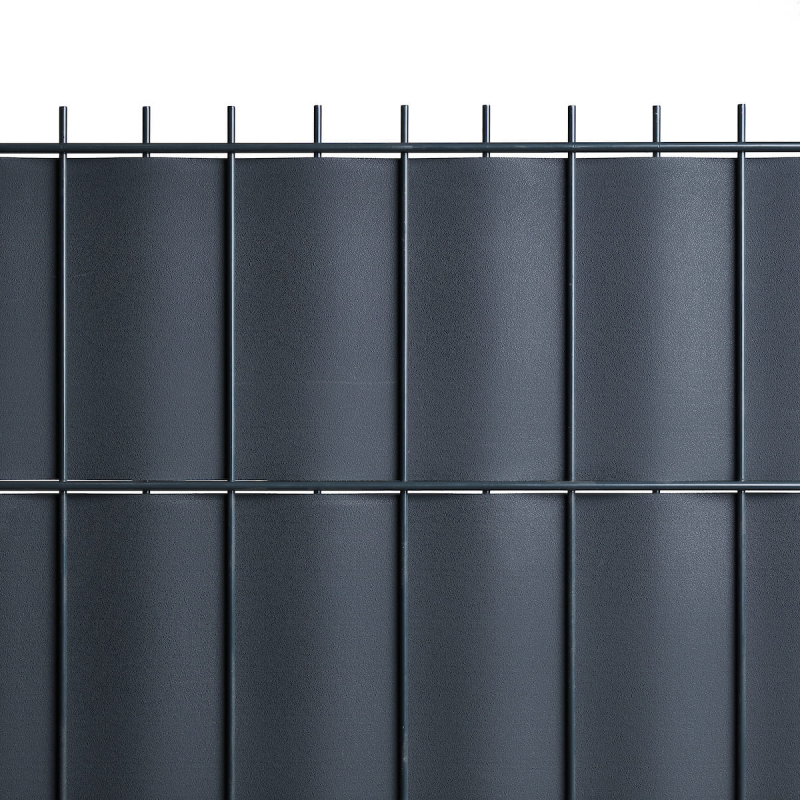 occultation panneau double fil gris